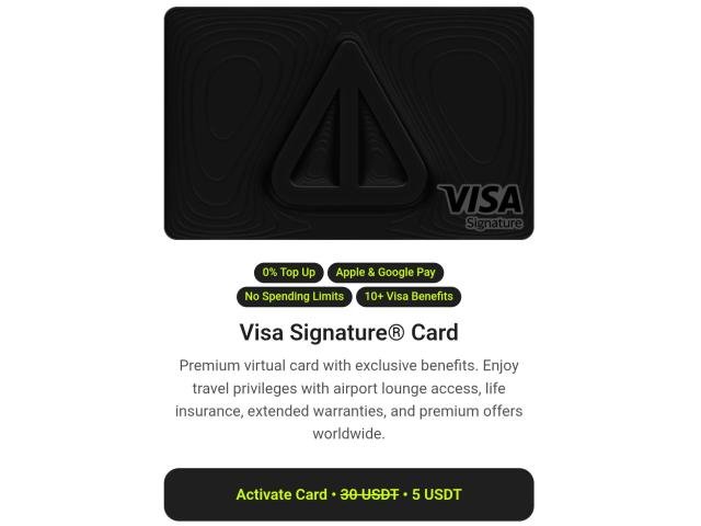 🚀الان هدية من منصتنا ، احصل على فيزاء كريبتو تعمل في ليبيا فقط الآن بـ 5 USDT فقط!